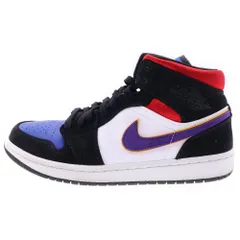 NIKE (ナイキ) AIR JORDAN 1 MID LAKERS TOP 3 エアジョーダン1 レイカーズ トップ3 ミッドカットスニーカー マルチ US9/27.0cm 852542-005