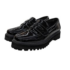 Ray BEAMS レイビームス エナメル パテント コインローファー