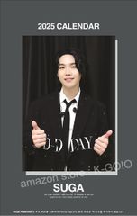 新品 シュガ グッズ 2025年 大型 壁掛けカレンダー (SUGA) BD
