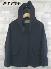 ■ A day in the life UNITED ARROWS ジップアップ フード ジャケット サイズ36 ネイビー レディース  【1103030001296】