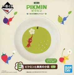 [중고] 접시·찻잔 레드 피크민 피크민과 과실의 작은 접시 [이치반 쿠지 피크민 ~오타카라 과일 컬렉션~] E상