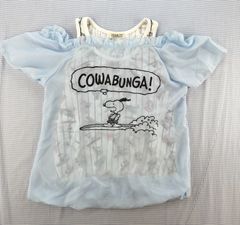ピーナッツ PEANUTS スヌーピー 半袖Tシャツ 150cm 子供服 中古