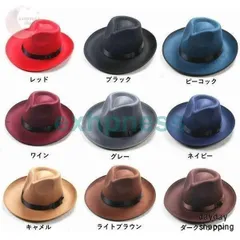 中折れ帽 中折れハット フェルト帽 つば広帽 つば広ハット リボン付き レディース メンズ 男女兼用 ユニセックス 帽子 ぼうし シンプル 無地