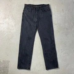 RUSTLER テーパード ブラックデニムパンツ メンズW34