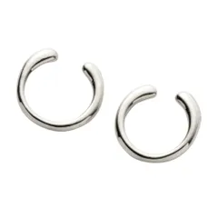 【シルバー×イヤリング】[Cream dot. クリームドット公式] カフイヤリング レディース カフ 金属アレルギー ニッケルフリー 見え 3way イヤーカフ イヤカフ フープ ぷっくり  両耳用 大人 大人 パーツ 