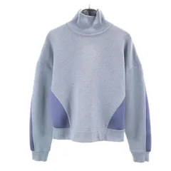 adidas アディダス ステラマッカートニー 長袖 ハイネック スウェット トレーナー M グレー系 STELLA Mccartney レディース 古着