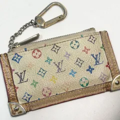 【送料無料】Louis Vuitton/ルイヴィトン/キーケース/コインケース/マルチケース/マルチカラー/ホワイト/中古品