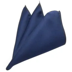 ネイビーブルー ポケットチーフ