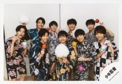 【中古】生写真(ジャニーズ) 少年忍者/集合(9人)/横型・膝上/「サマステライブ THE FUTURE」グッズオフショット/公式生写真