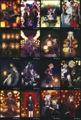 【中古】ポストカード 灯結び展 描きおろしイラスト ポストカードセット一 「刀剣乱舞-ONLINE- 現世遠征 都結び 灯結び展」