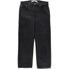 古着 00年代 リーバイス Levi's 505 REGULAR FIT ブラックデニム テーパードデニムパンツ メンズw37相当/eaa439530