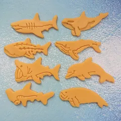 【クッキー型】海の生き物 8種類 バラ売り