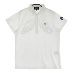 サイズ：1 PEARLY GATES パーリーゲイツ  バックプリント 半袖ポロシャツ  ホワイト系 [240101516454] ゴルフウェア レディース ストスト