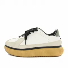 オニツカタイガー Onitsuka Tiger デレシティ DELECITY スニーカー シューズ レザー 25.0cm 白 ホワイト グレー 緑 グリーン F580723 /YT