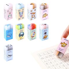 新品　持ち運びに おもしろ文房具 人気 可愛い 学習用 文房具 かわいい スティック消しゴム よく消える 筆記用具 小学生 デッサン用 消しゴム【9個セット】練り消しゴム Coollooda