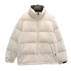 ファーストダウン 90s オールド ダウンジャケット LL ホワイト系 FIRSTDOWN メンズ 古着 【231104】