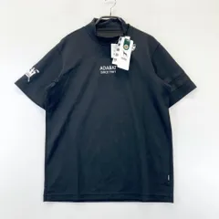 サイズ：48 ADABAT アダバット  ハイネック 半袖Tシャツ  ブラック系 [240101489043] ゴルフウェア メンズ ストスト サイズ：48 ADABAT アダバット ハイネック 半袖Tシャツ ブラック