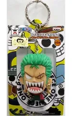 【中古】キーホルダー・マスコット(キャラクター) ロロノア・ゾロ フィギュアキーホルダー～フェイスバリエーション2～ 「ワンピース」