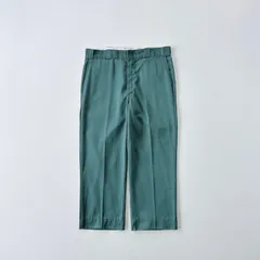 80s USA製　ディッキーズ　チビタグ　876 ワークパンツ　ハンターグリーン T2049 B1