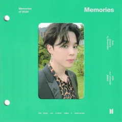 BTS MEMORIES OF 2020 JIMIN 台紙付トレーディングカード