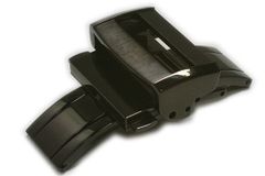 【時計屋ネット】Type7 両開き Dバックル ブラック 16mm 18mm 20mm