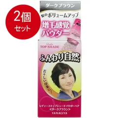2個まとめ買い  レディーストップシェード パウダーヘア ダークブラウン 20g送料無料 × 2個セットのサムネイル