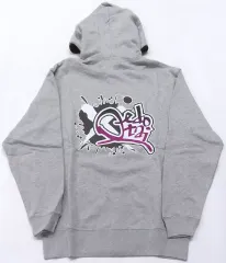 【中古】アウターウェア 大江戸隊 ユニットパーカー ミックスグレー Lサイズ 「STARDOM POP UP TOUR in TOWER RECORDS」