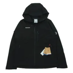 Mammut マムート 1011-02520 Trekkers SO Hooded Jacket AF トレッカーズ ソフトシェル フーデッド アジアンフィット ジャケット ブラック系 L【新古品】【未使用】【中古】のサムネイル