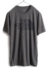 【お得なクーポン配布中!】 ノースフェイス ビッグロゴ プリント 半袖Tシャツ アウトドア M ダークグレー