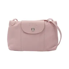 ロンシャン Longchamp ショルダーバッグ ル プリアージュ キュイール ポシェット 1061 737 C59 ライトピンク レザー ルプリアージュキュイール ショルダーバッグ レディース Used A