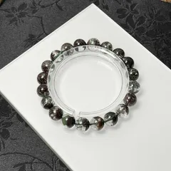 天然美品★【グリーンファントム】★ パワーストーン ブレスレット 天然石 9.4-9.8mm  ZB6776