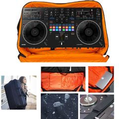 【米軍スペック生地・背負えるリュックストラップケースセット】Pioneer DJ(パイオニア) / DDJ-REV5_ESPC05REV5【耐衝撃・防水・多収納ケースセット】