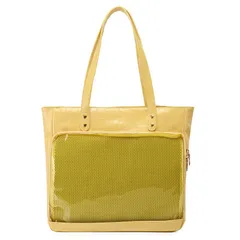 Shining] DAY トートバッグ 手提げバッグ 大きめ クリアポケット クロコ柄 痛バック いたばっぐ 痛バ [ALL 推し活 オタ活 ショルダー コンサート イベント A3 A4 ハンドバック