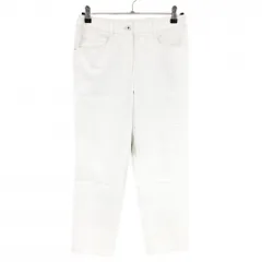 【超美品】マンシングウェア パンツ 白 シンプル  レディース 11 ゴルフウェア Munsingwear
