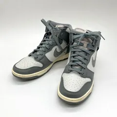 NIKE ナイキ スニーカー DUNK HI RETRO SE VNTG DM0582-001 ハイカット シューズ カジュアル メンズ 27.5cm グレー 靴 B14622◆