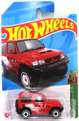 【中古】ミニカー 1/64 MITSUBISHI PAJERO EVOLUTION(レッド×ブラック×ホワイト) 「Hot Wheels MUD STUDS」 [HKG47]
