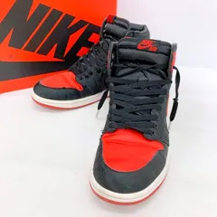NIKE ナイキ スニーカー シューズ WMNS AIR JORDAN 1 RETRO HI OG SATIN BRED FD4810-061 メンズ 28.5cm レッド ブラック 靴 DF16536■