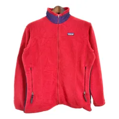 00年代 USA製 patagonia パタゴニア レギュレーター R3 フリースジャケット アウトドア レッド (レディース L) 中古 古着 S3452