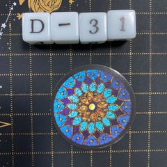 방수 스티커 레이스 무늬 스테인드 글라스 스타일 다크 고딕 D-31