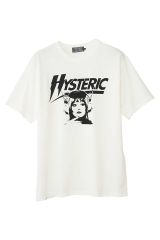 HYSTERIC GLAMOUR ヒステリックグラマー 02251CT36 HI-FI CLUB Tシャツ WHITE 正規通販 メンズ