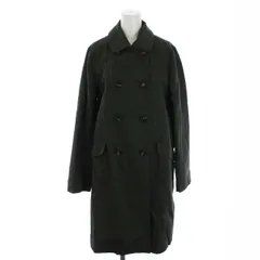 Sマックスマーラ 'S Max Mara トレンチコート ロング ダブルブレスト リネン混 背抜き 912104916 アウター 40 M 緑 グリーン /DKのサムネイル