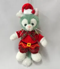【中古】ぬいぐるみ ジェラトーニ(サンタ) ぬいぐるみバッジ 「ダッフィーのクリスマス2016」 東京ディズニーシー限定