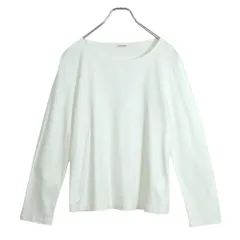 【美品】インゲボルグ★うさぎがキュートなカットソー サイズ4(11号) 白系 ロゴ入り 無地 z12939