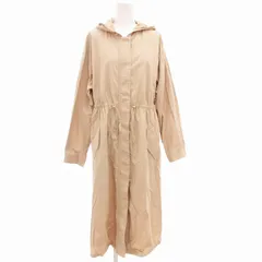 エニィスィス エニシス anySiS 20SS 洗える ロングギャザーライト モッズコート フーデット ナイロン 1 ベージュ CMWPBM0305 /GV