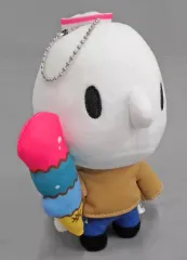 【中古】ぬいぐるみマスコット・ぬいぐるみバッジ hacchi ぬいぐるみキーホルダー 「ナポリの男たち×はぴだんぶい POP UP SHOP」