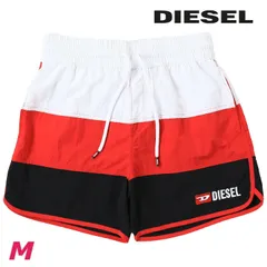 新品・未使用 ディーゼル DIESEL 海パン ビーチウェア スイムウェア メンズ ワンポイントロゴ刺繍 メンズ水着 ショートトランクス サーフパンツ BMBX-REEF6-40