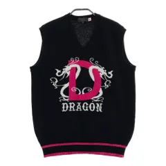 【1回のみ着用】ダンスウイズドラゴン　Vネックベスト DANCE WITH DRAGON ダンスウィズドラゴン Vネック ニットベスト