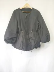 ◇ ⊇ who's who Chico フーズフーチコ リバーシブル ボア 長袖 ブルゾン サイズF ブラック系 レディース E  【1508060008688】