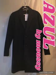 新品未使用 タグ付 AZUL by moussy チェスターコート ネイビー