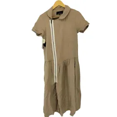 トリココムデギャルソン tricot COMME des GARCONS AD2002 リネンレーヨン ギャザーシャツワンピース レディース JPN：M のサムネイル
